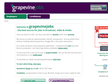 Tablet Screenshot of grapevinejobs.co.uk